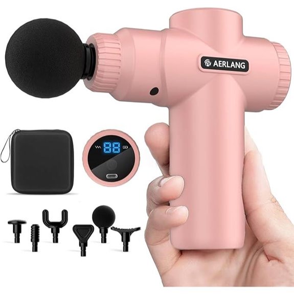 Aerlang Mini Massage Gun - Pink Portable Quiet