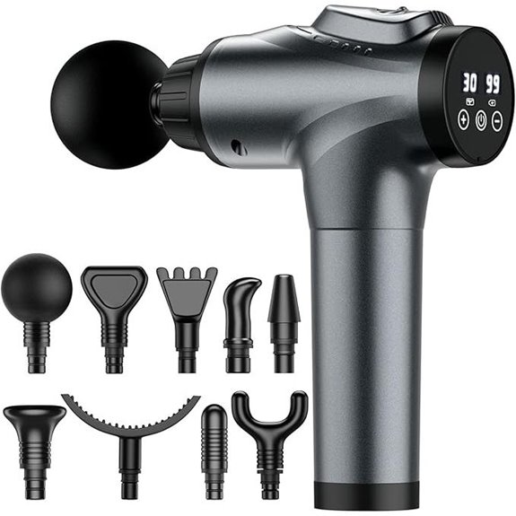 Massage Gun For Athletes 30 Speed 9 Heads