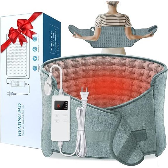 Back Pain Heating Pad With Belt