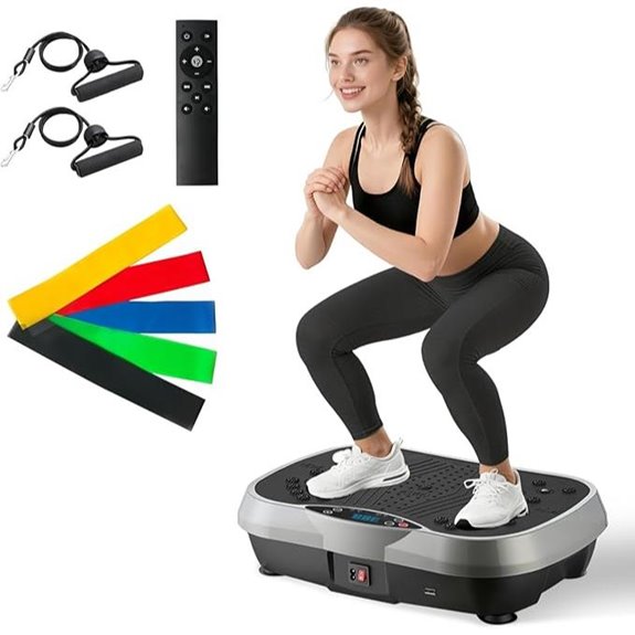 Go Vibration Plate With 120 Levels And Bands