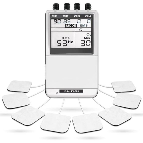 Istim Ev-805 4-Channel Tens/Ems Muscle Stimulator