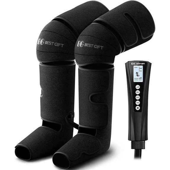 Air Compression Massager With Heat For Legs