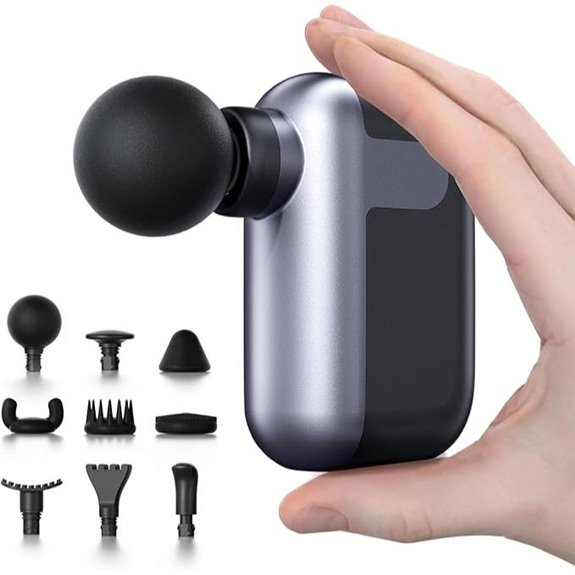 Mini Massage Gun With 10 Heads 8Mm Amplitude