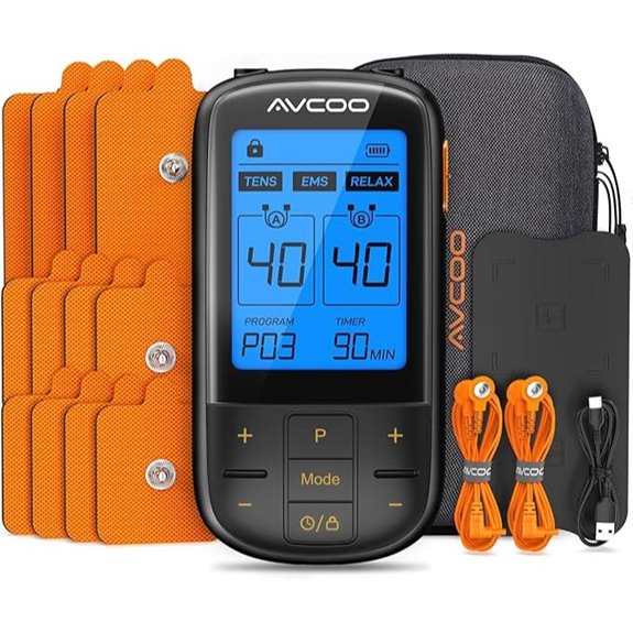 3-In-1 Tens/Ems Unit With 32 Modes